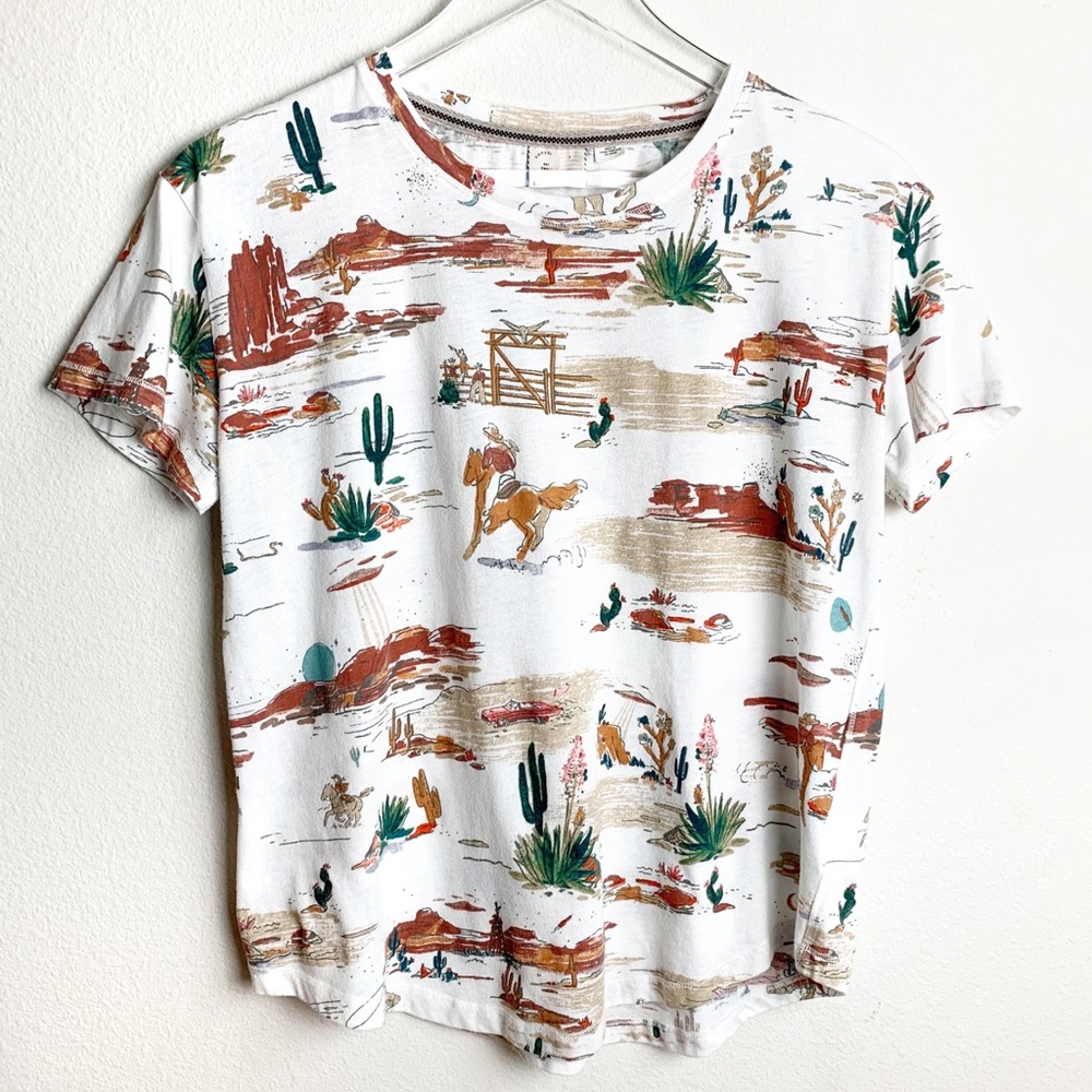 Postmark | Western cowboy tee shirt size S